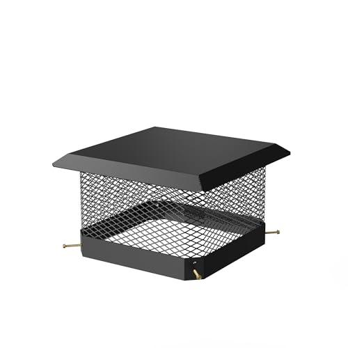 GarveeTech Chimney Cap 13x13 in, Chimney Cover Outside Cap for Wood Stove Fireplace Chimney Flue Caps With Light Scratches On Top