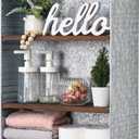 WOODEXPE 22" L Galvanized Wash Tub with Shelves Rustic Bathroom Decor Rustic Farmhouse Bathroom Shelf