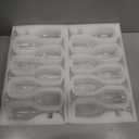 UMEIED Set of 16 Champagne Glasses, Champagne Flutes with Classic Shape, Long stem Sparkling Wine glasses for Wedding, Restaurant, Bar, Wine Toasting, Clear (Transparent)