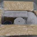 Pawfessor Cat Tree Tower for Large Cats Cat Scratching Post with 20x15.7”Wide Top Bed, Self Groomer, Thick Scratch Post [Dia=4.5”] and Danging Ball Great for Indoor Cats Large Grey