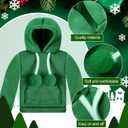 Meooeck 6 Pieces Christmas Doll Accessories Set Including 2 Holiday Clothes Outfit, and 4 Novelty Toy Accessories for Kid(Fishing)