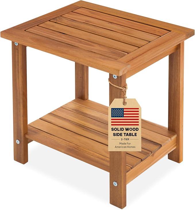 Golden Teak Finish, outdoor furniture, patio furniture, weather-resistant, rounded corners, camping, displaying, indoors, 13"D x 16.5"W x 16.9"H