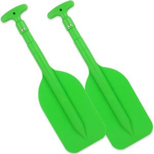 Telescoping Boat Paddle Collapsible Oar for Boat 21'' - 42'', Collapsible Paddle for Boat Kayaking Rafting Jet Ski Canoe Outdoor Kayak Water Sports and Safety Boat Accessories 2 Pack, Medium