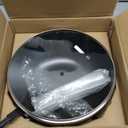 Carbon Steel Wok, 9.5" Bi-Thickness Authentic Chinese Woks & Stir-Fry Pans, Saute Pan with Lid, Deep Fry Pan Flat Bottom Small Wok for 1-2 Servings