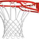 Spalding Regulation Size 18" Steel Basketball Rim with Net Included | Choose from Fixed or Breakaway | Replacement Rim for Indoor or Outdoor Hoop