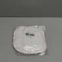 HFCNMY Ottoman Cover,Stretch Knitted Jacquard Square Ottoman Cover Thick Ottoman Slipcover Square Washable Storage Foot Stool Cover with Elastic Bottom White Medium