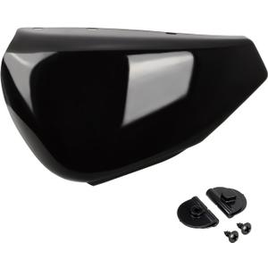 Left Battery Cover fits for Harley Davidson Sportster XL models 2004-2013 XL1200 XL883,Black