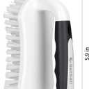 SetSail Scrub Brush, Heavy-Duty Scrub Brushes for Cleaning with Stiff Bristles Cleaning Brush for Shower, Bathroom, Carpet, Kitchen and Bathtub Scrubber - 2 Pack Black