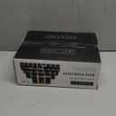 Glass Spice Jars with Label and Stainless Steel Lids (24 x 4oz) Spice Containers with 240 Labels, Shaker Inserts, Steel Funnel, Empty Square Empty Square Seasoning Organizer (Black)