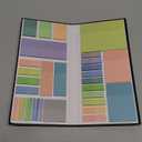 Mr. Pen- Transparent Sticky Note Set, 1650 Sheets, Pastel Colors, Transparent Sticky Notes Tabs, Translucent Sticky Notes, Stocky Notes for Bible Journaling