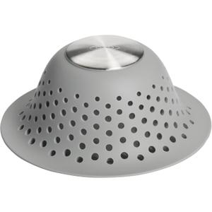 OXO Good Grips Silicone Shower & Tub Drain Protector, Gray