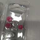 Panasonic ErgoFit Wired Earbuds With Microphone, 3.5mm Jack Wired Headphones with Mic and Call Controller, Ergonomic Custom-Fit Earpieces (S/M/L), for Phones and Laptops - RP-TCM125-P (Pink)