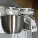 Hamilton Beach Classic Stand and Hand Mixer, 4 Quarts, 6 Speeds with QuickBurst, Bowl Rest, 290 Watts Peak Power, White (64655)