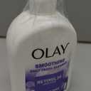 Olay Face Wash, Daily Facial Cleanser with Retinol, Peptides & Glycerin - Smoothing, Noursihes Skin Surface, Hydrates while Cleansing - Sulfate-Free, Paraben-Free, 16 Oz