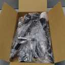 SunRider Industrial 4-Light Semi Flush Mount Ceiling Light Fixture, Modern Farmhouse Lights Matte Black, Rustic Sputnik Chandelier for Bedroom Foyer (Large)