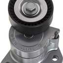 AUQDD 39053 Belt Tensioner and Pulley Assembly (2.4L L4)Fit For 11-14 Chrysler 200/07-10 Sebring /08-14 Dodge Avenger /07-12 Caliber /09-20 Journey /07-17 Jeep Compass Patriot /08-12 Mitsubishi Lancer
