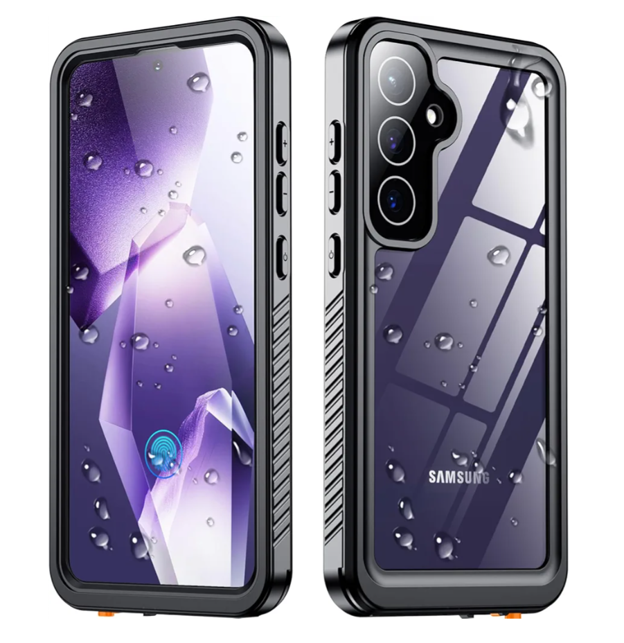 NEWTRENDS Designed for Samsung Galaxy S24 Case Waterproof, Built-in Screen & Lens Protector [Military Grade Shockproof] Full Body Protection Case for Galaxy S24 6.2”, Black