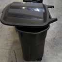 United Solutions 32 Gallon Wheeled Outdoor Garbage Can with Attached Snap Lock Lid and Heavy-Duty Handles, Black, Heavy-Duty Construction, Perfect Backyard, Deck, or Garage Trash Can, 2 Pack