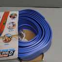TAEMVV Flexible Race Track Gift for Kids, 15 Ft Car Track Set, Solid Blue | Compatible with Hot Wheels 1/64 Diecast Cars, Reinforced Suction Cup for Boys Girls 3+, 15 FE