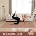 8mm Extra Wide 80cm Yoga Mat Non Slip