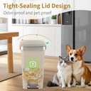 Small Bathroom Trash Can with Lid and 3 Rolls Trash Bags, Step Pedal Wastebasket Plastic Garbage Can with Pop-Up Lid 2.6 Gallon Bin for Kitchen, Bedroom, Office, Dorm, Laundry, Toilet, Rv,Khaki