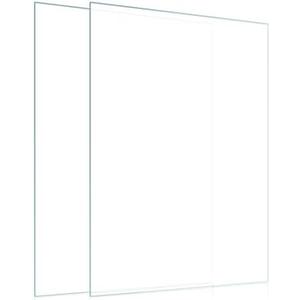 Egofine 8.5x11 Heat-Strengthened Glass Replacement for Picture Frame (Crystal Clear, 2 Pack), Replacement Glass for 8.5 by 11 Photo Frame