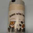 Trash bags, 4 Gallon Trash Bags Drawstring, Colorful & Portable Small Trash Bags With Panda Printed, Tear-Resistant Garbage Bags 4 Gallon for Bathroom Office Trash Cans, 30 Counts