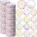 Geelin 48 Pcs Christian Compact Mirrors Bulk Floral Bible Verse Mirror Mother's Day Bulk Gifts for Women Portable Pocket Purse Makeup Mirror for Graduation Religious Group Sunday Church Party Favors