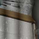 Furologee 5 Tier Bookshelf with Drawer, Tall Narrow Bookcase with Shelves, Wood and Metal Book Shelf Storage Organizer, Modern Display Standing Shelf Unit for Bedroom, Living Room, Office, White