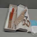 Astercook Knife Set, 13 Pieces Kitchen Knives Set with Healthy Anti-Rust Coating, Dishwasher Safe, Stainless Steel Chef Knife Sets with 6 Blade Guards, Perfect Holiday Gifts for Kitchen