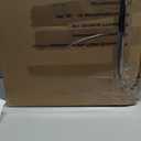 Amazon Basics Classic Puresoft PU Padded Mid-Back Office Chair with Armrest, Height Adjustable, Easy to Assemble, 26"D x 23.75"W x 42"H, Cream