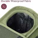 Momcozy Universal Baby Stroller Organizer, 2 Insulated Cup Holder, Detachable Zippered Pocket, Adjustable Shoulder Strap, Large capacity for baby essentials, Compact Design Fits Any Strollers