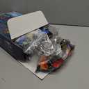 City Transporter Truck Building Set with 7 Sports Cars - Adjustable Loading Ramp Tow Semi Truck with Carrier & Trailer Building Toy Pretend Play Birthday Gifts for Kids Boys Girls Aged 8-14