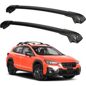 300lbs Roof Rack Cross Bars Compatible with Subaru Crosstrek 2018 2019 2020 2021 2022 2023 & Impreza 2017-2023, Aluminum Lockable Crossbars for Rooftop Cargo Carrier Luggage Kayak Canoe Bike