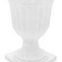 Abaodam Roman Style Detachable Small Planter Pot 6.69X5.51X5.51In Decorative Flowerpot for Indoor Outdoor Garden Porch Wedding Party Succulent Container