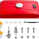 Strongthium Universal Generator Gas Fuel Tank Assembly for Honda and Clone Predator 4000 4375 and More (5 Gallon Red)