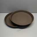 15 Inch Plant Saucer,  Plant Plates to Catch Water, Pebble Tray for Plant Humidity, Flower Pot Saucers for Indoor and Outdoor Garden(2PCS)