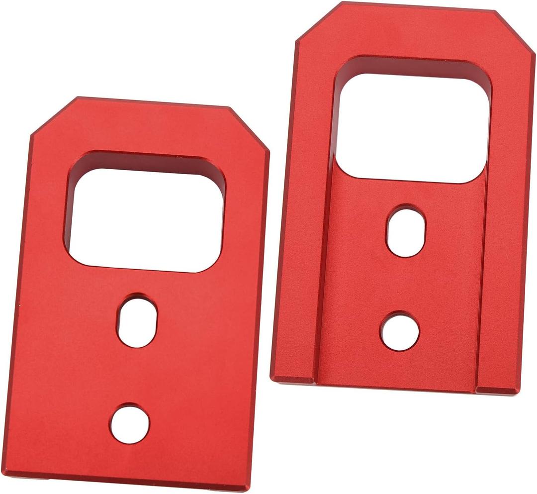 Front Tow Hooks Red Replacement for Toyota Tacoma 2024-2026/4Runner 2025-2026/Land Cruiser 24-on