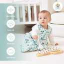 Cute Castle Baby Sleep Sack 18-24 Months - Lightweight 100% Cotton 2-Way Zipper TOG 0.5 Infant Wearable Blanket, Newborn Essentials Toddler Sleep Clothes (3 Pack Green)