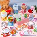 48 Pack Valentine's Day Cards for Kids Valentines Bubble Gum Machine Candy Cards Set with Plastic Dome DIY Valentine Exchange Gifts for Boys Girls Toddler School Classrooms Rewards Party Favors