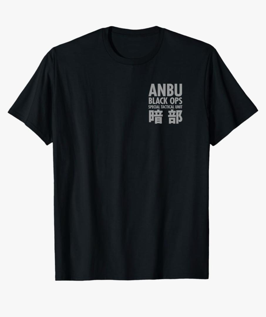 Naruto Shippuden Front and Back Anbu Tactical Squad Anime T-Shirt, 2XL