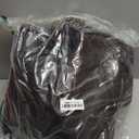 Womens Vintage Shearling Leather Coat Brown Faux Fur Lined Winter Jacket, Warm Aviator Style Outerwear, XL