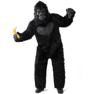 Spooktacular Creations Halloween Gorilla Costume, Adult Men Ape Costume for Halloween Dress Up Cosplay Themed Party (Medium)