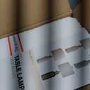 25" Modern Ceramic Lamps Single Table Lamp for Living Room Bedroom Farmhouse Nightstand Bedside Lamps (25"-Washed White-1Pack)