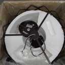 WUZUPS Crystal Chandelier 3-Light Semi-Flushmount Ceiling Light Modern Lighting Fixture for Bedroom Storageroom Hallway Bar Kitchen Dinning Living Room Bathroom, 13.4" Wide 11" High, Gold, E12 Base