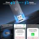 AuroraLink Wireless Carplay Adapter for Apple iPhone & Android Auto 2-in-1 Fast & Stable Carplay Wireless Adapter Convert Wired to Wireless Car Play Dongle for iOS 10+/Android 11+ (Grey)
