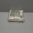 Jacquotha Striped Cotton Washcloths 4 Pack, 13 x 13 - Soft Wash Cloths for Bathroom, Kitchen, Gym, Face, Black and Cream