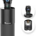 TOUCAN 360-Degree Video Conference Camera, 1080p HD Webcam with 4 Noise Reduction Mics, Speaker, AI Tracking, Works with Zoom, Google Voice, Microsoft Teams and More, for PC/Mac/Tablet