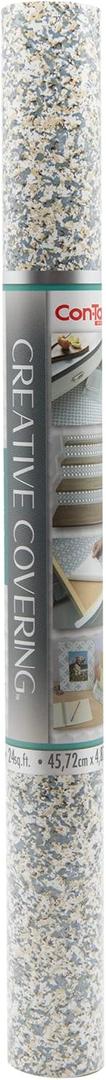 Con-Tact Brand Creative Covering, Self-Adhesive Shelf Liner, Multi-Purpose Vinyl Roll, Easy to Use and Apply, 18'' x 16', Granite