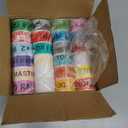 Misofuki Moving Labels for Boxes Color Coded 4 Bedroon 1440 Pcs 1”x4.5”, 24 Rolls Moving Stickers 4 Bathroom, Packing Labels for Moving Boxes, Strong Adhesive Fragile Stickers + Heavy and Blank Labels